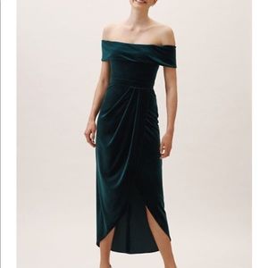 bhldn edison velvet dress